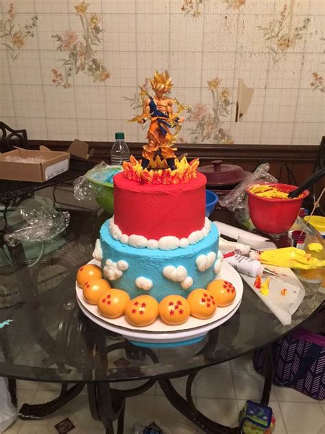 Your latest.io games or cooking games. Dragon ball z cake, made for my brothers b-day | Dragon cakes, Dragonball z cake, Boy birthday cake