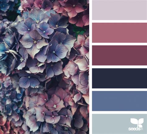 Flora Tones Color Palette Design Color Schemes Blue Colour Palette