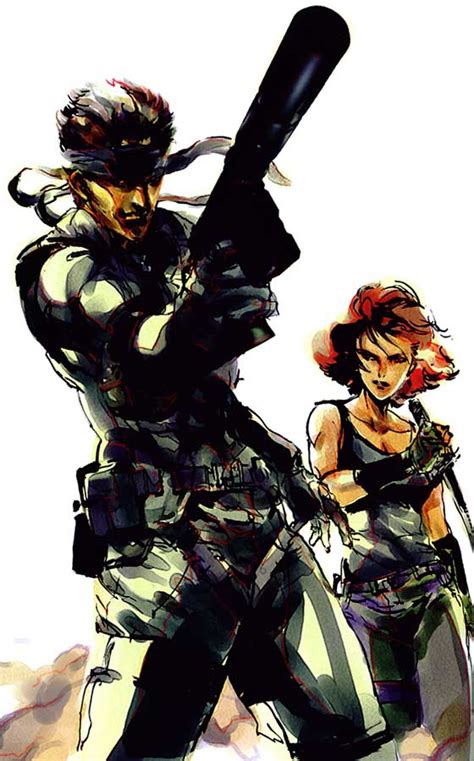 Snake And Meryl ~ Metal Gear Solid Art Id 36834