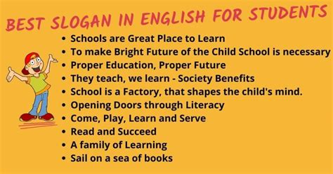 25 Best Slogans In English For School And Students 2024