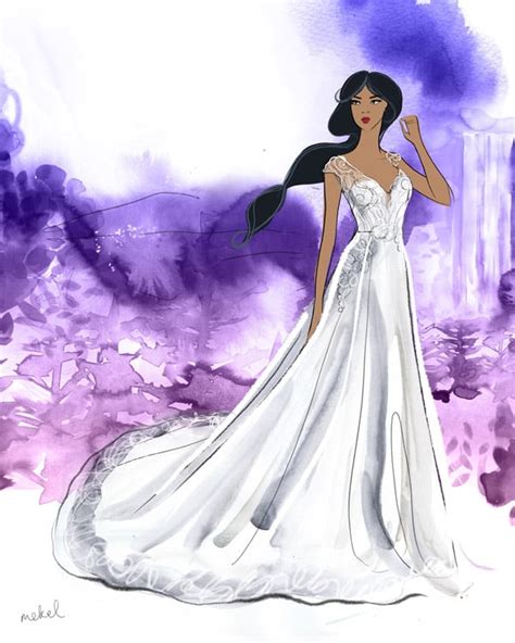 Disneys Jasmine Wedding Dress Design — Exclusively At Kleinfeld See