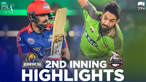 Lahore Qalandars Vs Karachi Kings 2nd Inning Highlights Final Match