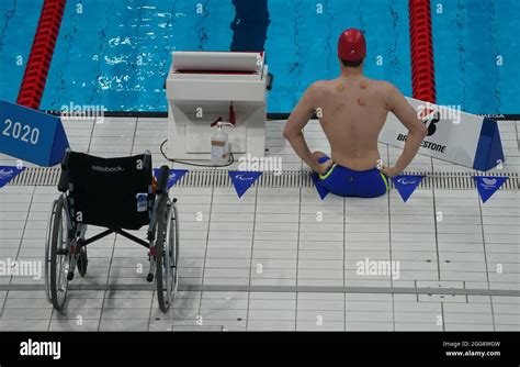 Tokio Japan 30th Aug 2021 Paralympics Para Swimming Men 50m