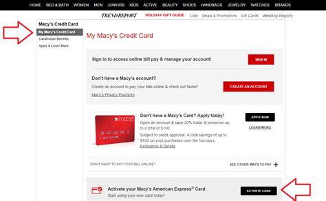 Maybe you would like to learn more about one of these? Macy's Credit Card Login - CreditCardMenu.com
