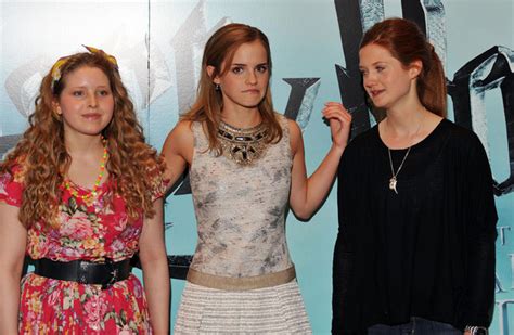 Emma Watson Bonnie Wright And Jessie Cave Harry Potter Actresses Photo Fanpop