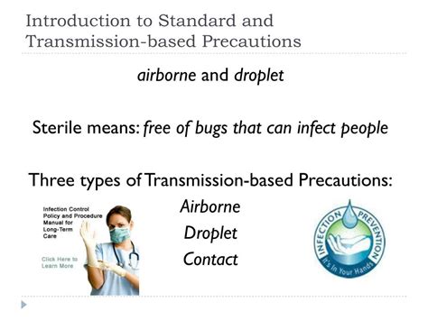 Ppt Section 173 Transmission Based Precautions Powerpoint