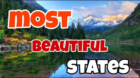 Top 10 Most Beautiful States In America YouTube