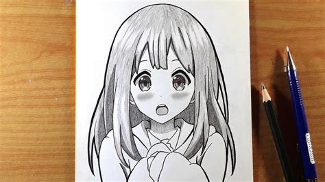 Cara Menggambar Anime Cute How To Draw Anime Girl Youtube