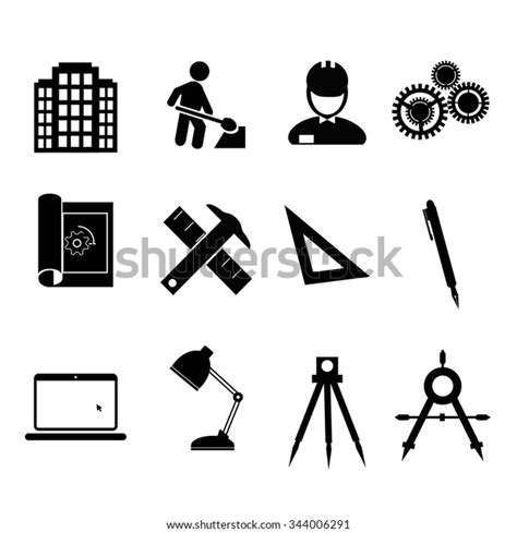 Engineering Tools Icon Stock Vector Royalty Free 344006291
