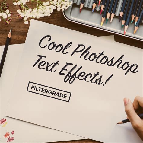 15 Cool Photoshop Text Effect Tutorials Filtergrade