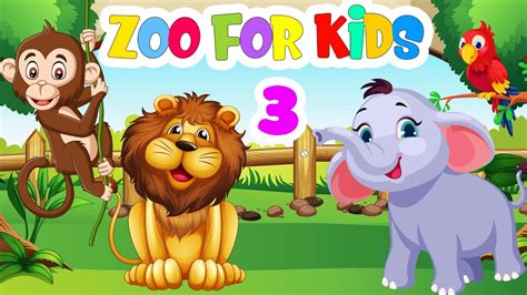 Animals At The Zoo 3 Learning About Zoo Animals Vocabulary Video
