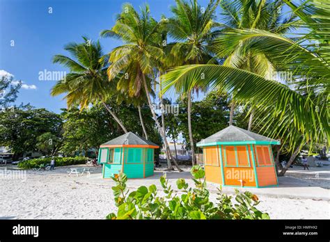 worthing beach worthing christ church barbados west indies caribbean central america stock