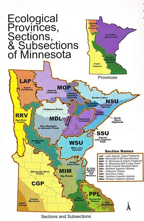 Ecological Map Of Minnesota Feeling Minnesota Minnesota Nice