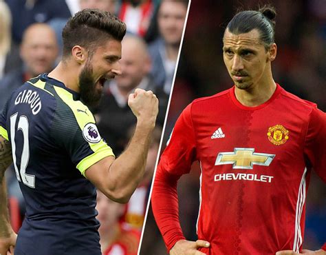 Arsenal Fans Claim Olivier Giroud Is Better Than Zlatan Ibrahimovic