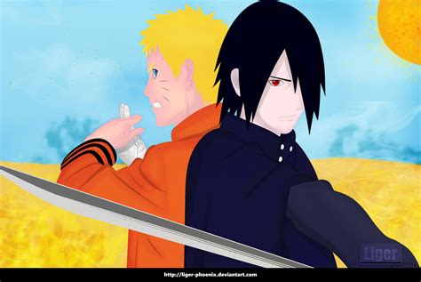 Naruto And Sasuke Boruto The Movie By Liger Phoenix On Deviantart