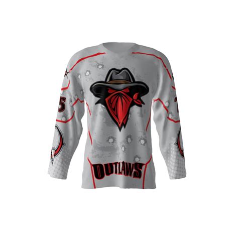 Outlaws Custom Hockey Jersey Sublimation Kings