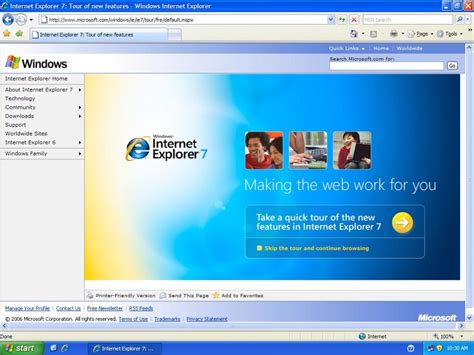 Internet Explorer 7 Download Free For Windows 7 8 10 Get Into Pc