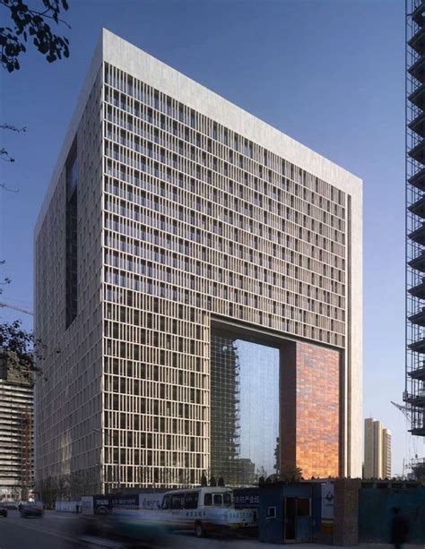 Beijing Poly Plaza With Images Facade Architecture Som Architecture