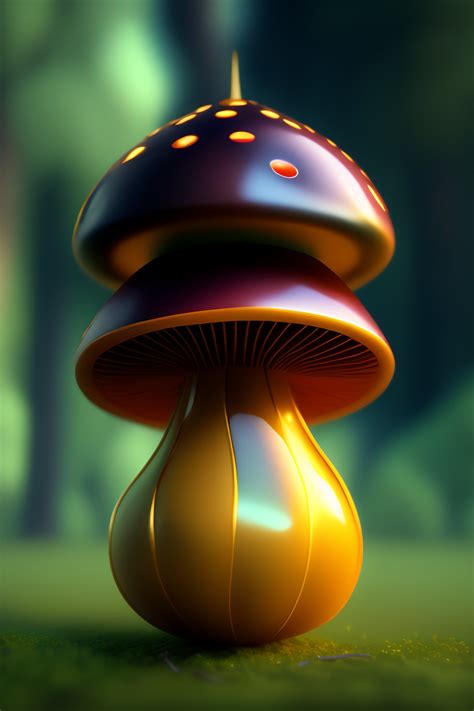 Lexica Enchanted Mushroom Weird Face Unreal Engine Artstation