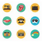 Retro Icon Icons Packs Vector Font