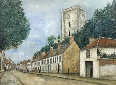 Meaux Street And Castle The Ferte Milon Aisne 1914 Maurice Utrillo
