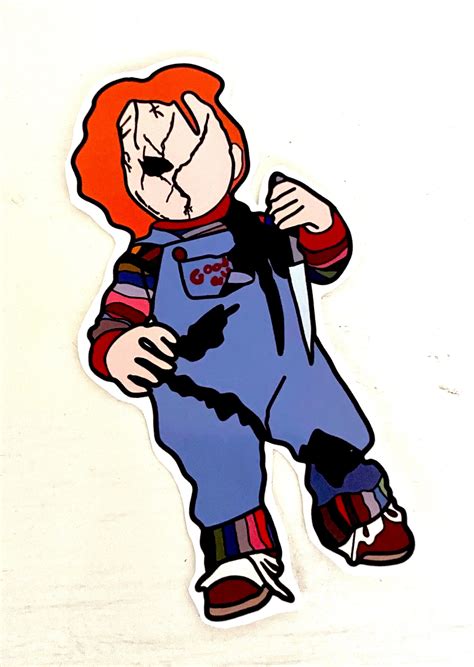Chucky Sticker Etsy