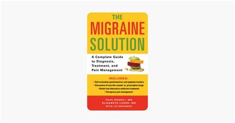 The Migraine Solution Paul Rizzoli Md Elizabeth Loder Md Mp