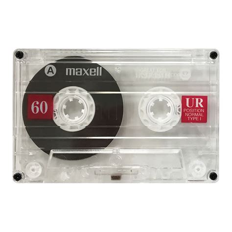 Maxell 109010 Ur60 Cassette Tape (single) - Walmart.com - Walmart.com