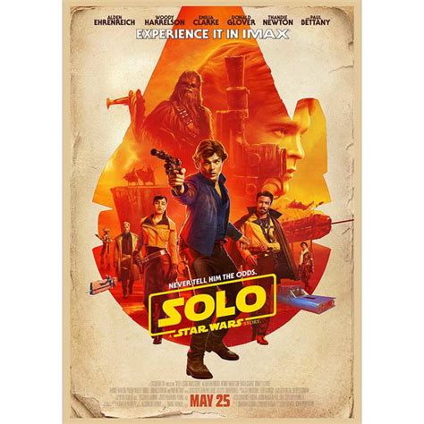 Pôster 37 Han Solo Uma História Star Wars 2018 Elo7
