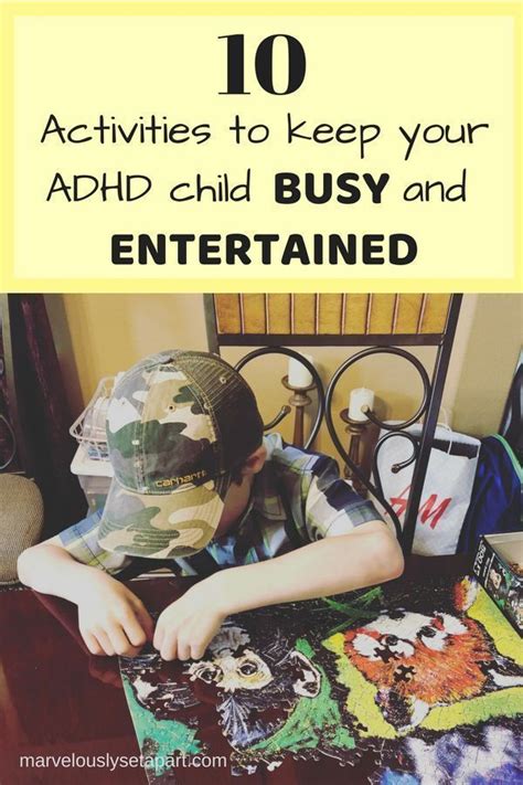 Pin On Activities For Adhd Kids