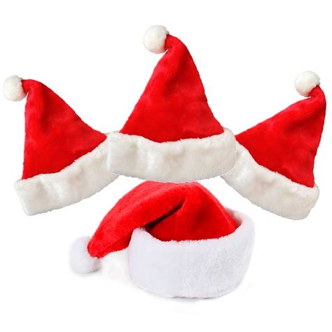 Pin By Riley On Santa Claus Hats Plush Santa Claus Christmas Hat