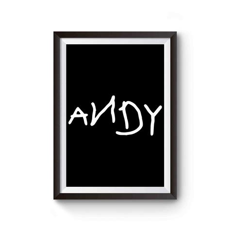 Toy Story Inspired Andys Signature Poster