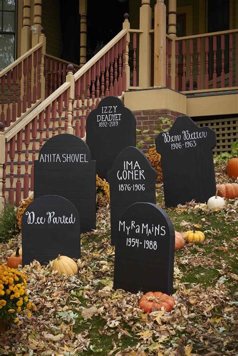How To Get Halloween Gravestones To Stand Up Gails Blog