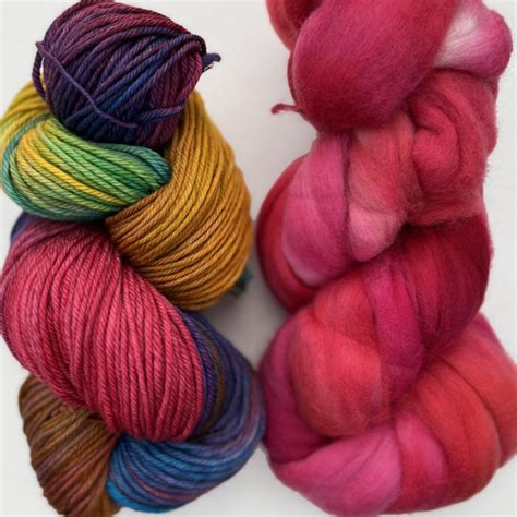 Fa Thrum Mitten Kit Hibiscus Simply Socks Yarn Company