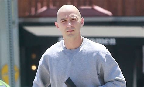 Shia Labeouf Puts Bald Head On Display While Running Errands Shia