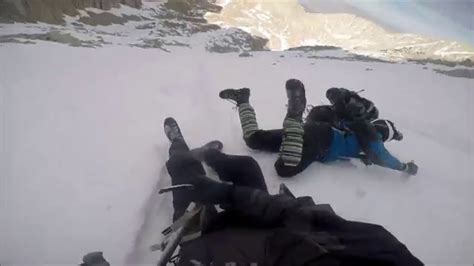 Mountain Climbing Accident—fall On Snow Youtube