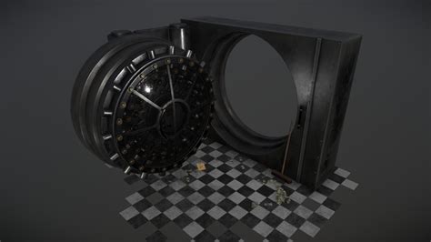 Bank Vault 3d Model By Sycro 7e4d730 Sketchfab
