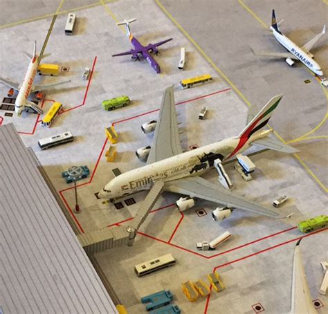 Model Airport Layout Sheet For 1400 And 1500 Scale Model Etsy