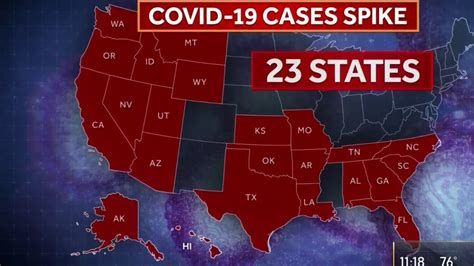 Spike In Covid 19 Cases In 23 States Nbc10 Philadelphia