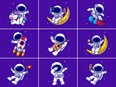 Astronaut Space👩🏻‍🚀🌙⭐ On Behance