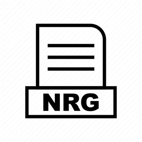 Document File Nrg Icon Download On Iconfinder