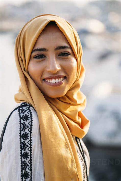 Young Muslim Woman Wearing Hijab Stock Photo