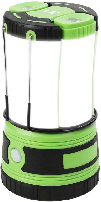 Camping Lantern With 2 Detachable Torch Usb Rechargeable And Battery