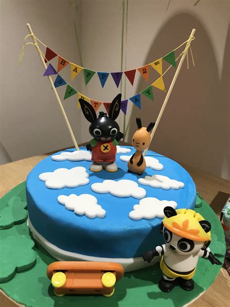 Bing Bunny Birthday Cake Cartoon Birthday Cake Bing Cake Bunny