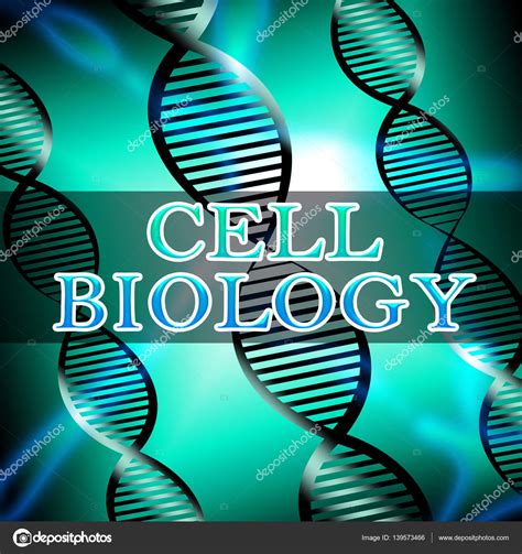 Cell Biology Shows Biotech Research 3d Illustration — Stock Photo