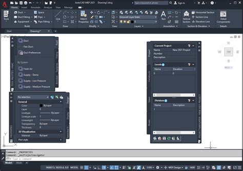 About Workspace Components Autocad Mep 2023 Autodesk Knowledge Network