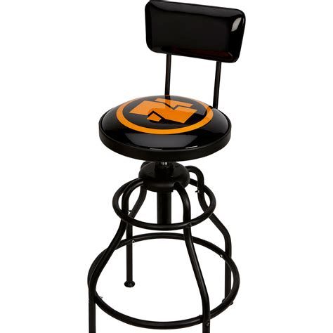 Northern Tool Equipment Adjustable Shop Stool With Backrest