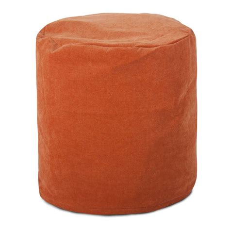 Majestic Home Villa Orange Small Pouf 85907260424 Only 6670 At