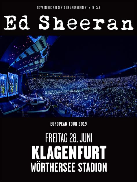 Wörthersee stadion got built to serve as a venue at the 2008 european championships. Ed Sheeran 2019 live in Klagenfurt - oeticket - blog ...