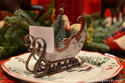 Arrange the greeting cards on the sticky surface so that they are overlapping in three rows. Christmas Ornaments Make Inexpensive Napkin Rings And ...